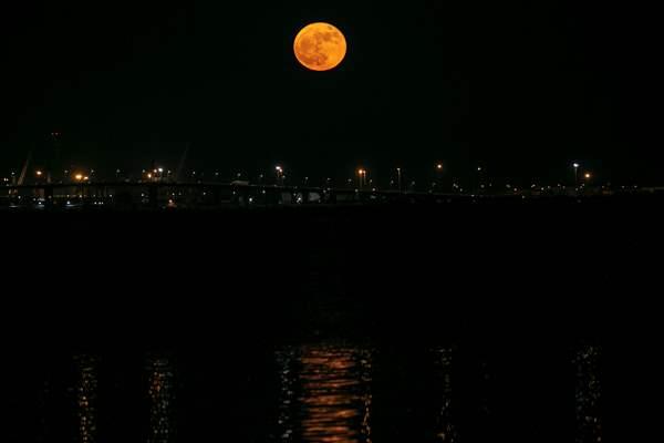 Full moon in Tunisia