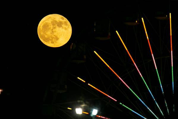 Full moon in Tunisia