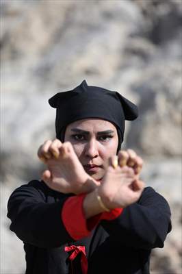 Afghan female Ninjas in Iran wants to participate in global competitions on behalf of their country