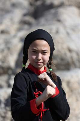 Afghan female Ninjas in Iran wants to participate in global competitions on behalf of their country