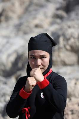 Afghan female Ninjas in Iran wants to participate in global competitions on behalf of their country