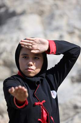 Afghan female Ninjas in Iran wants to participate in global competitions on behalf of their country