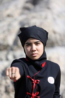 Afghan female Ninjas in Iran wants to participate in global competitions on behalf of their country