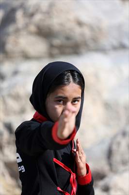 Afghan female Ninjas in Iran wants to participate in global competitions on behalf of their country