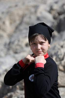 Afghan female Ninjas in Iran wants to participate in global competitions on behalf of their country