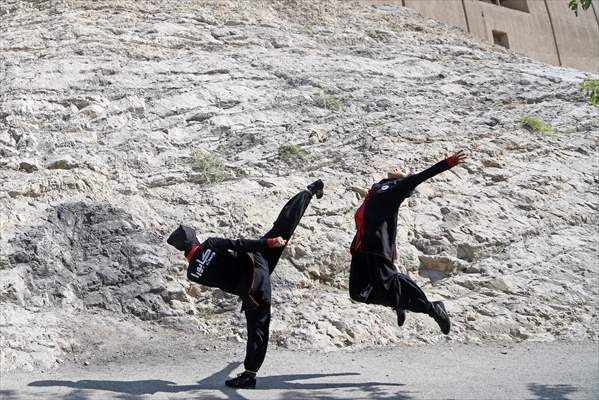 Afghan female Ninjas in Iran wants to participate in global competitions on behalf of their country