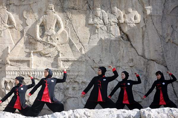 Afghan female Ninjas in Iran wants to participate in global competitions on behalf of their country