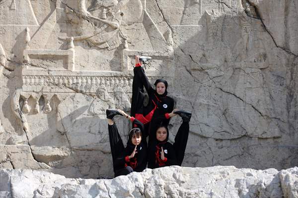 Afghan female Ninjas in Iran wants to participate in global competitions on behalf of their country