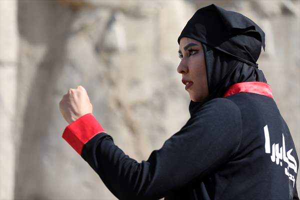 Afghan female Ninjas in Iran wants to participate in global competitions on behalf of their country