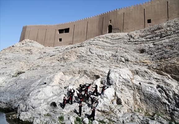 Afghan female Ninjas in Iran wants to participate in global competitions on behalf of their country