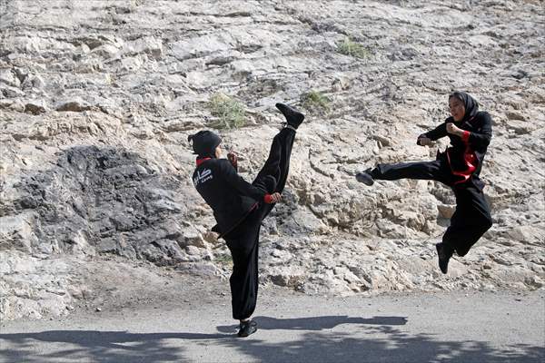 Afghan female Ninjas in Iran wants to participate in global competitions on behalf of their country