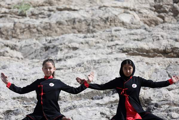 Afghan female Ninjas in Iran wants to participate in global competitions on behalf of their country