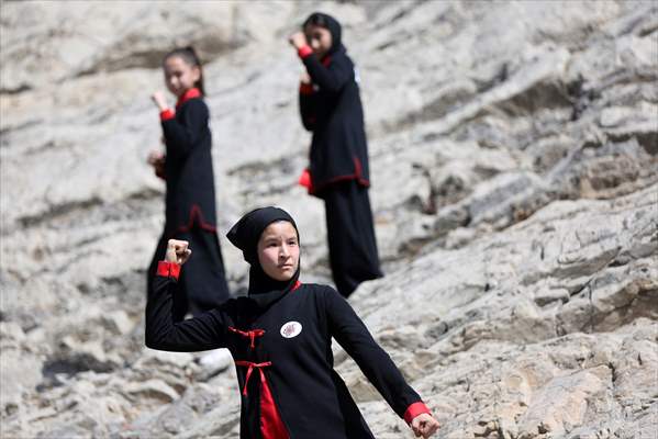 Afghan female Ninjas in Iran wants to participate in global competitions on behalf of their country