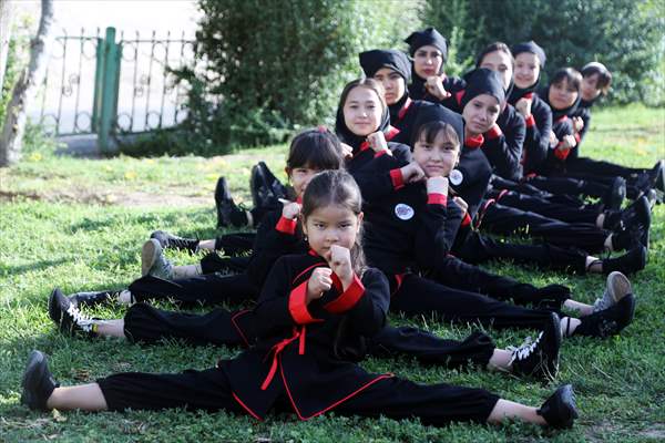 Afghan female Ninjas in Iran wants to participate in global competitions on behalf of their country