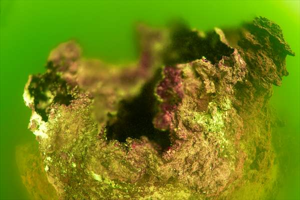 Underwater fairy chimneys of Turkiye's Lake Van