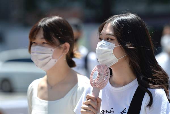 Hot weather in Tokyo