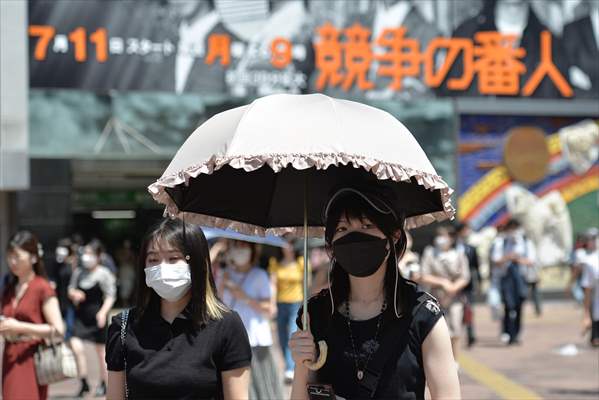 Hot weather in Tokyo