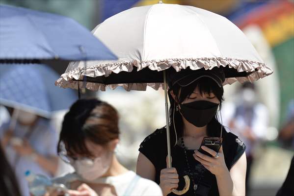 Hot weather in Tokyo