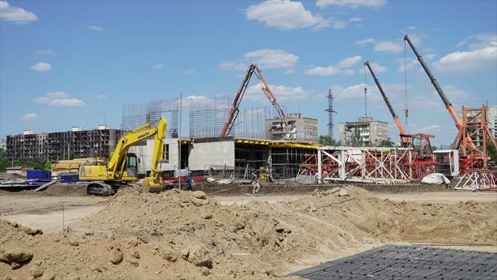 Mariupol being rebuilt after long conflicts