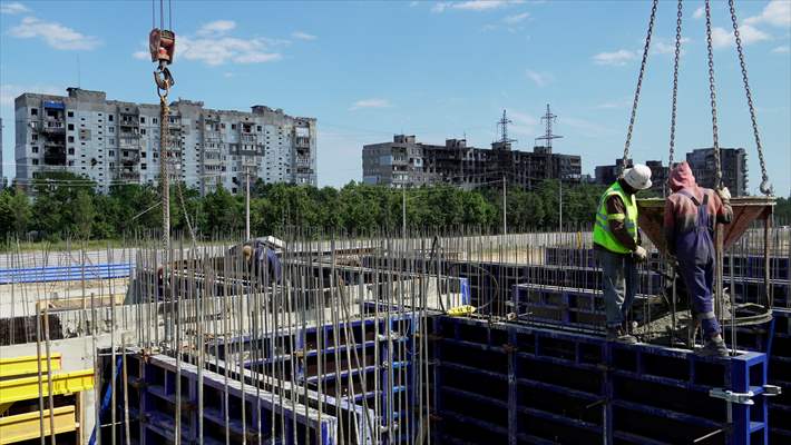 Mariupol being rebuilt after long conflicts