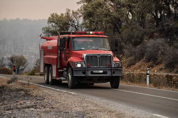 Forest fire in northern Morocco not yet under control