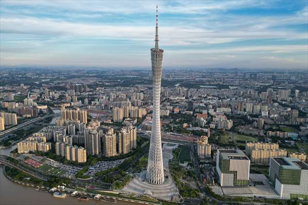 Canton tower in China’s Guangzhou