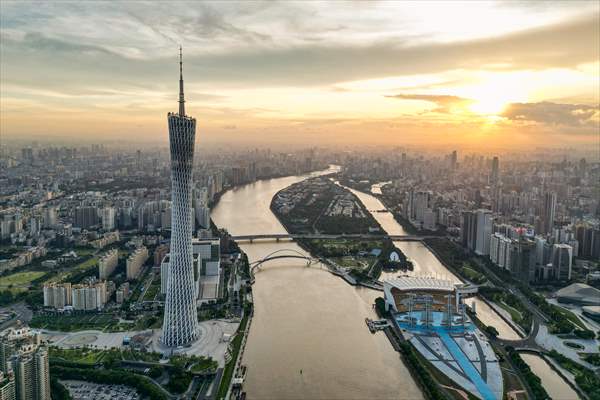 Canton tower in China’s Guangzhou