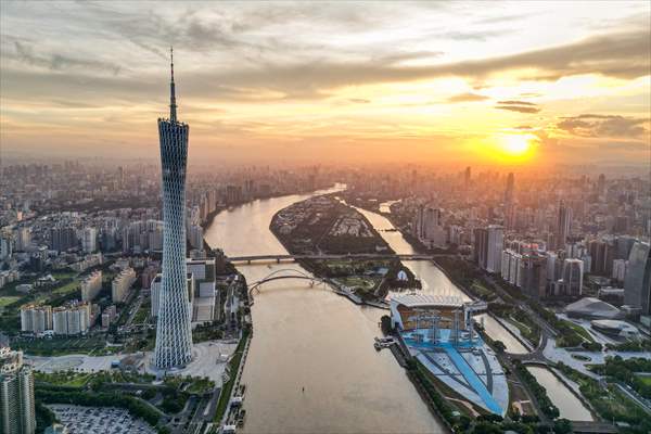 Canton tower in China’s Guangzhou