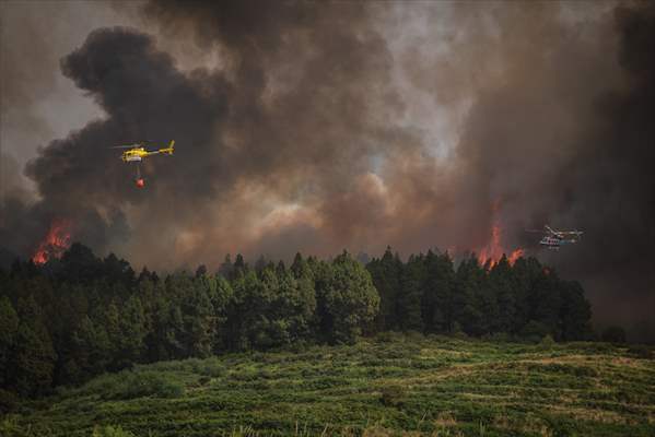 Wildfires in Spain