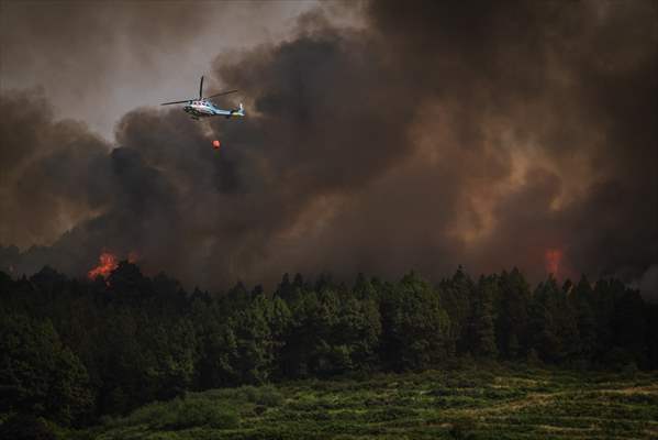 Wildfires in Spain