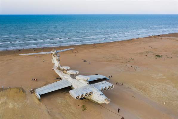 The rocket ship-ekranoplan of the project 903 "Lun"