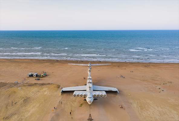 The rocket ship-ekranoplan of the project 903 "Lun"