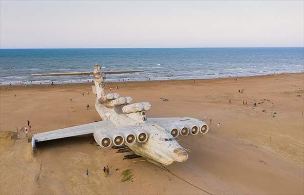 The rocket ship-ekranoplan of the project 903 "Lun"