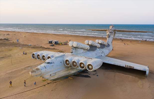 The rocket ship-ekranoplan of the project 903 "Lun"