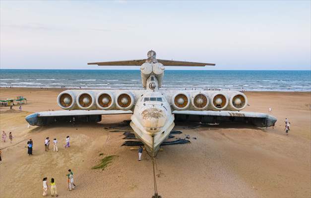 The rocket ship-ekranoplan of the project 903 "Lun"