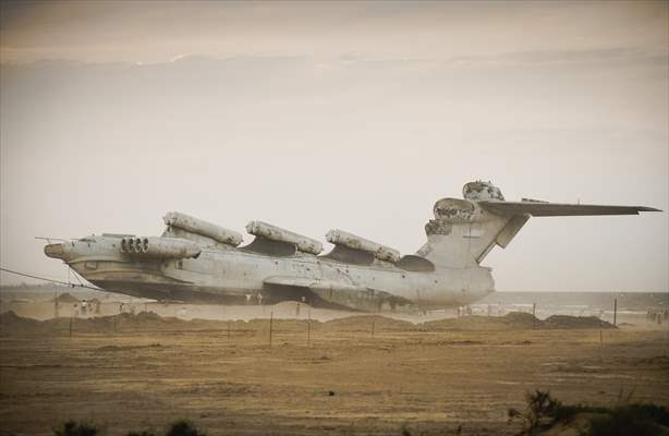 The rocket ship-ekranoplan of the project 903 "Lun"