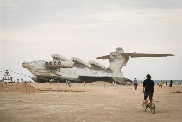 The rocket ship-ekranoplan of the project 903 "Lun"