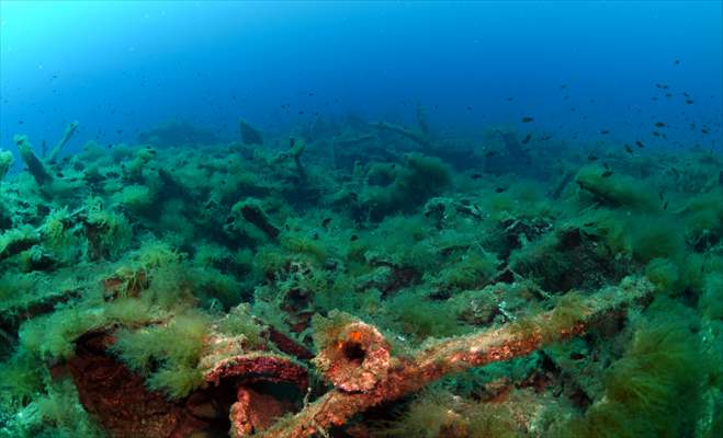 Shipwreck of Royal Navy's HMS Majestic in Gallipoli