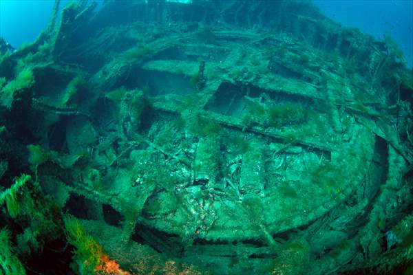 Shipwreck of Royal Navy's HMS Majestic in Gallipoli