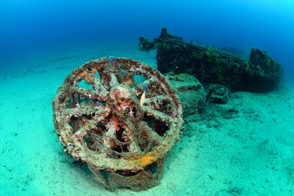 Shipwreck of Royal Navy's HMS Majestic in Gallipoli