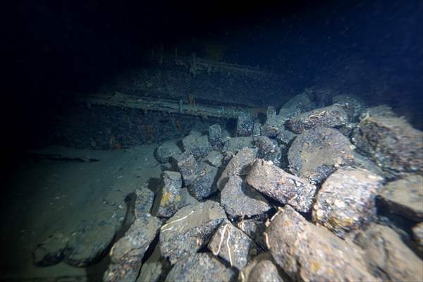 Shipwreck of Royal Navy's HMS Majestic in Gallipoli