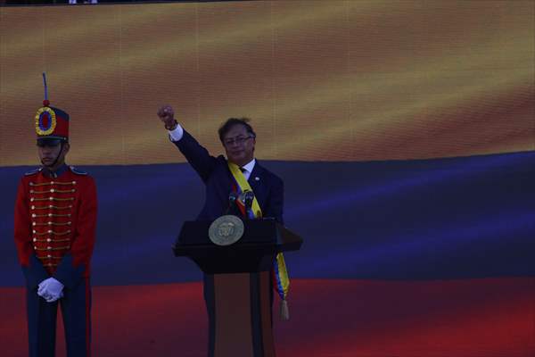 Inauguration of Colombia's president-elect Gustavo Petro in Bogota