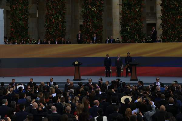 Inauguration of Colombia's president-elect Gustavo Petro in Bogota