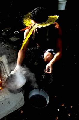 International Day of Indigenous Peoples in Rio de Janeiro Brazil