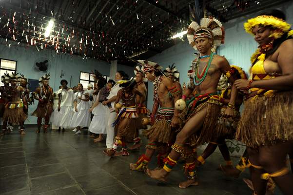 International Day of Indigenous Peoples in Rio de Janeiro Brazil