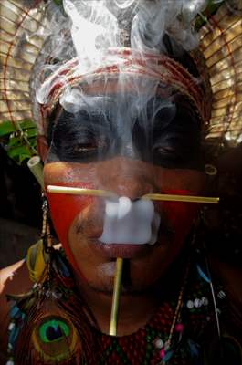 International Day of Indigenous Peoples in Rio de Janeiro Brazil