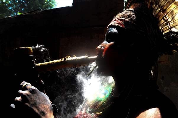 International Day of Indigenous Peoples in Rio de Janeiro Brazil