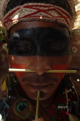 International Day of Indigenous Peoples in Rio de Janeiro Brazil