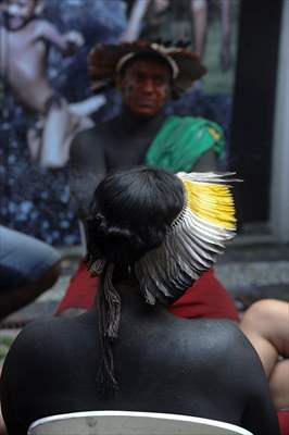 International Day of Indigenous Peoples in Rio de Janeiro Brazil