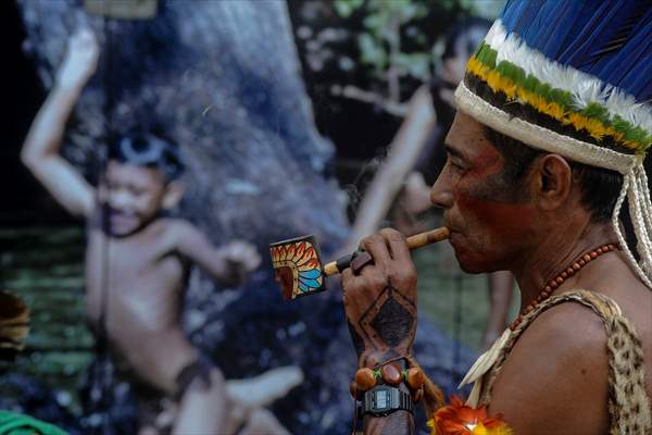 International Day of Indigenous Peoples in Rio de Janeiro Brazil